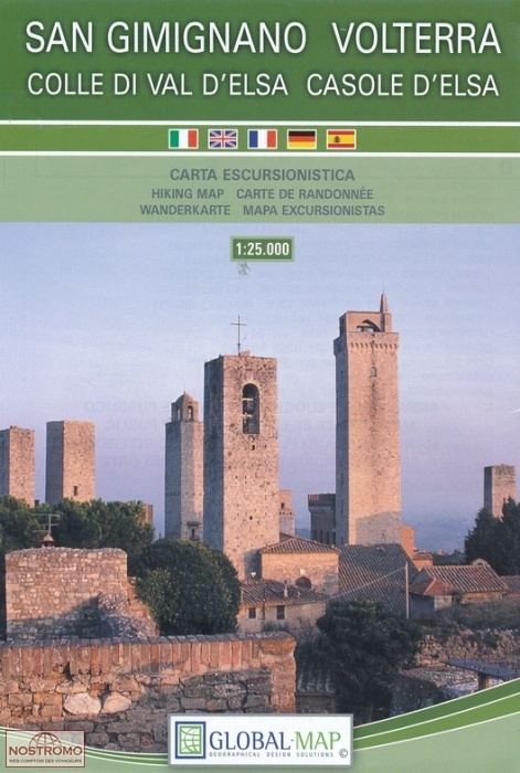 SAN GIMIGNANO - VOLTERRA | GlobalMap hiking map