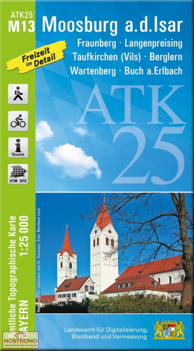 ATK25 - M13 MOOSBURG AN DER ISAR | LDBV hiking map