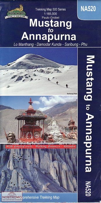 MUSTANG TO ANNAPURNA - NA 520 | Nepamaps trekking map