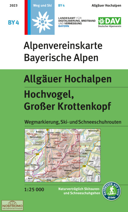 BY04 ALLGÄUER HOCHALPEN | DAV Alpenverein hiking map