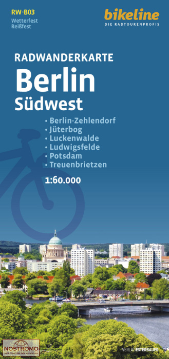 RW-B03 BERLIN SÜDWEST | carte de cyclotourisme Esterbauer