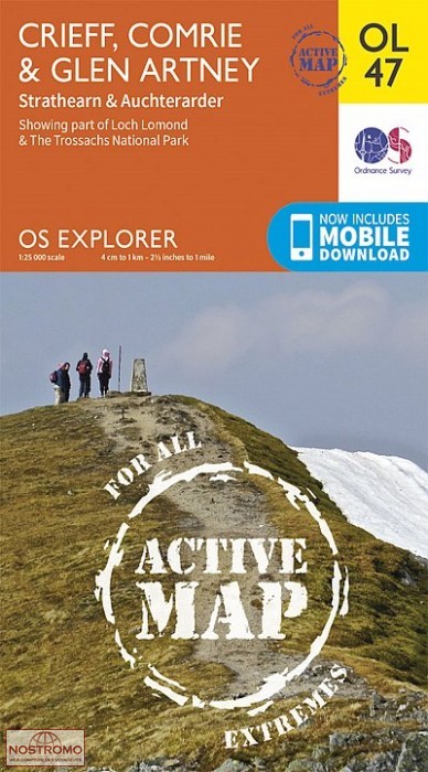 OL47 CRIEFF, COMRIE & GLEN ARTNEY | OS hiking map