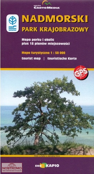 NADMORSKI PARK KRAJOBRAZOWY | Cartomedia hiking map