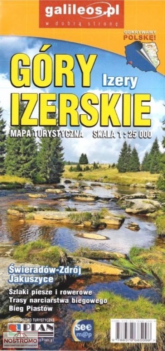 GÓRY IZERSKIE, IZERY | Plan hiking map