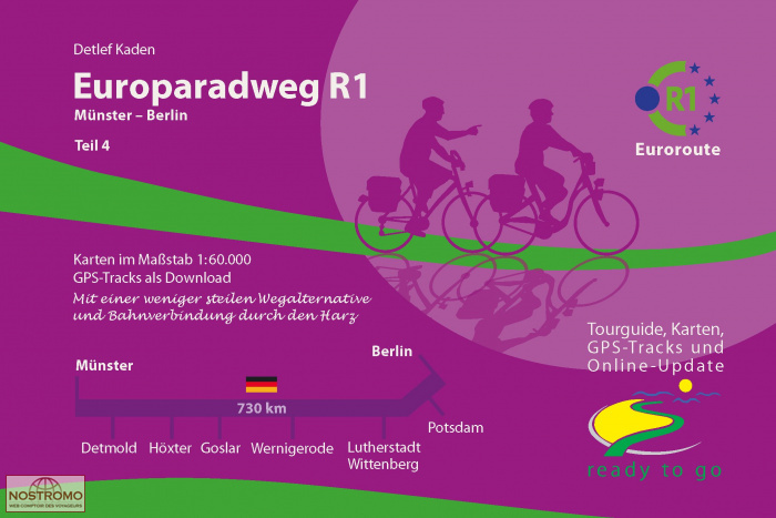 EUROPARADWEG R1 - VOL. 4 : MÜNSTER-BERLIN | guide de cyclotourisme Detlef Kaden