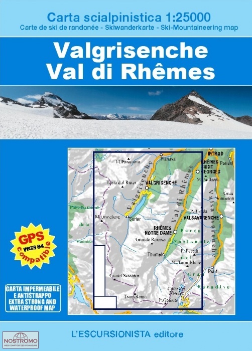 VALGRISENCHE - VAL DI RHËMES | l'Escursionista winter sports map