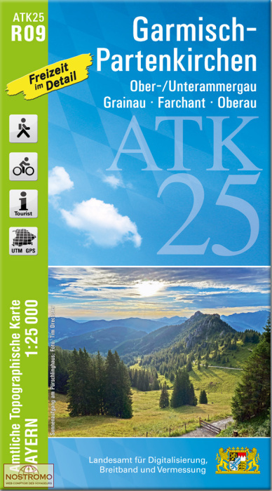ATK25 - R09 GARMISCH-PARTENKIRCHEN | LDBV hiking map