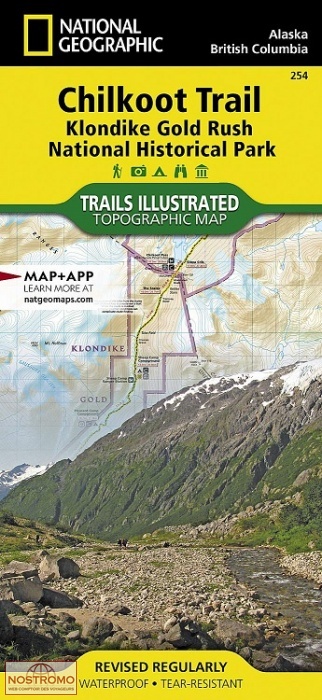 CHILKOOT TRAIL | National Geographic hiking map