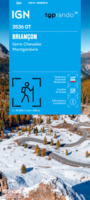 3536OT BRIANÇON | IGN hiking map