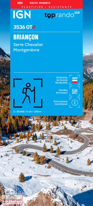 3536OTR BRIANÇON | IGN hiking map