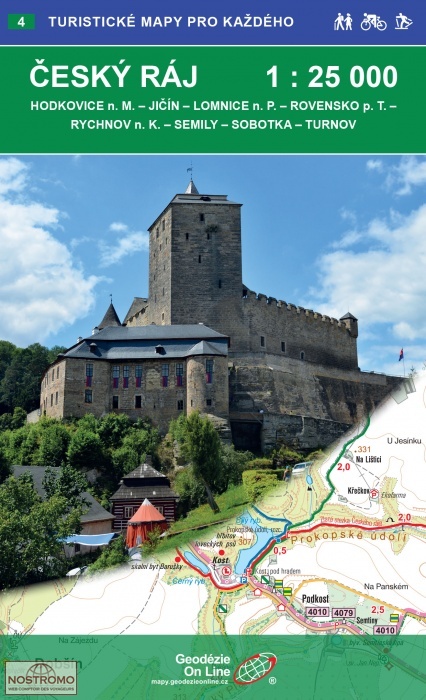 ČESKÝ RÁJ - 4 | Geodezie On Line hiking map