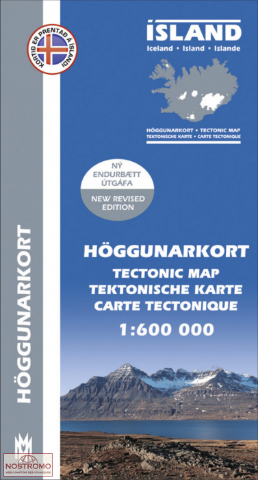 TECTONIC MAP OF ICELAND | Mal og Menning geological map