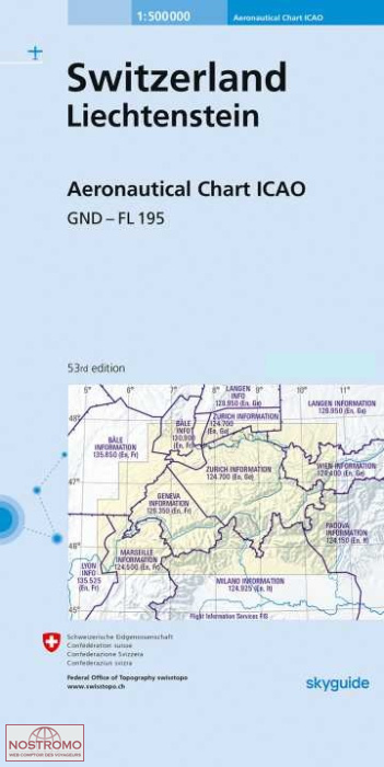 SWITZERLAND ICAO | Swisstopo aeronautical map