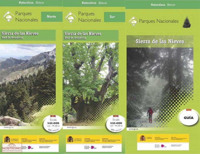 SIERRA DE LAS NIEVES | CNIG hiking maps