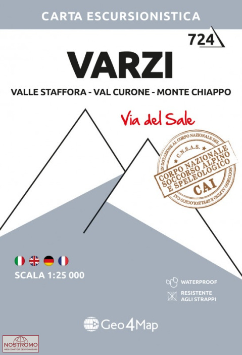 724 VARZI | carte de randonnée Geo4map