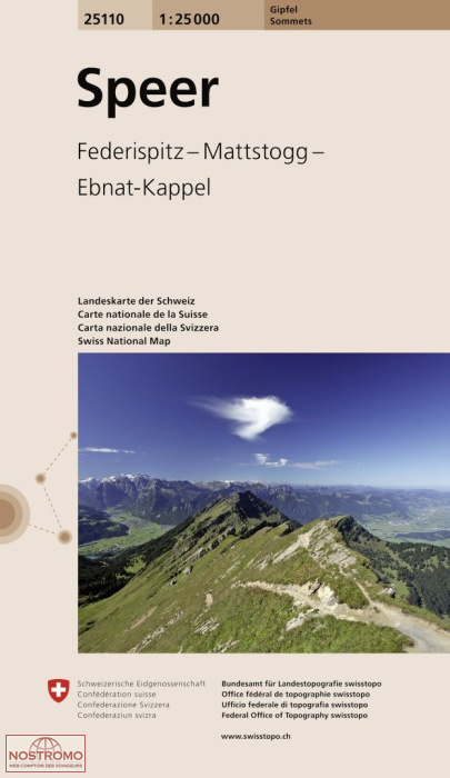 25110 SPEER | carte topographique Swisstopo