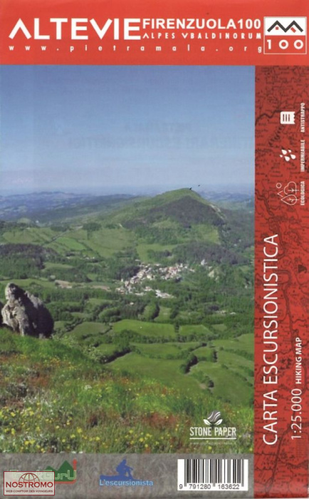 ALTE VIE DI FIRENZUOLA | l'Escursionista/Track Guru hiking map