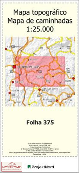 375 OLHALVO (ALENQUER) | carte topographique Projektnord