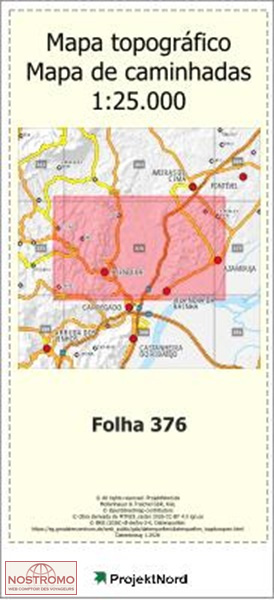 376 ALENQUER | carte topographique Projektnord