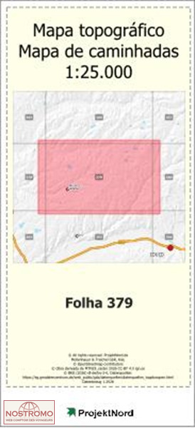 379 SAO JOSE DA LAMAROSA | carte topographique Projektnord