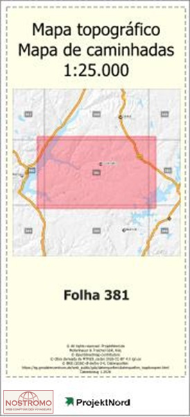 381 ALDEIA VELHA (AVIS) | carte topographique Projektnord
