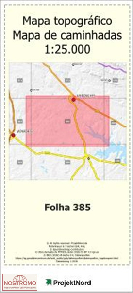 385 ARRONCHES | carte topographique Projektnord