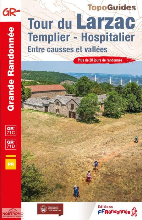 TOUR DU LARZAC TEMPLIER-HOSPITALIER | guide de randonnée FFRP