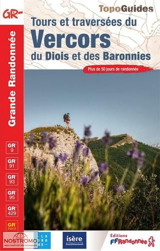 TOURS ET TRAVERSÉES DU VERCORS, DIOIS ET BARONNIES | guide de randonnée FFRP