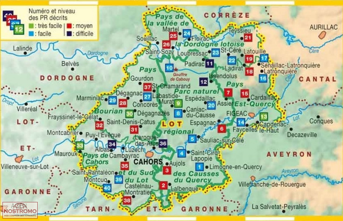 LE LOT PIED Guide De Randonn e FFRP Nostromoweb