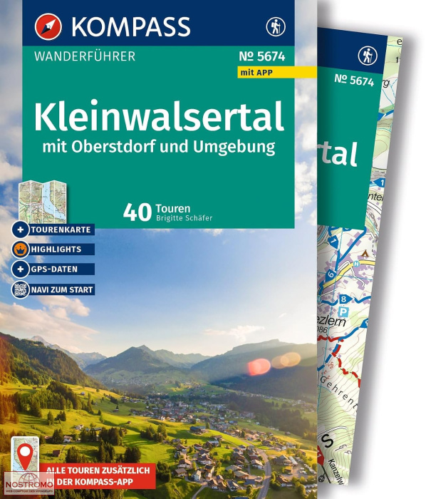 KLEINWALSERTAL | guide de randonnée Kompass