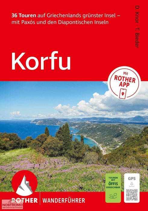 CORFOU | guide de randonnée Rother