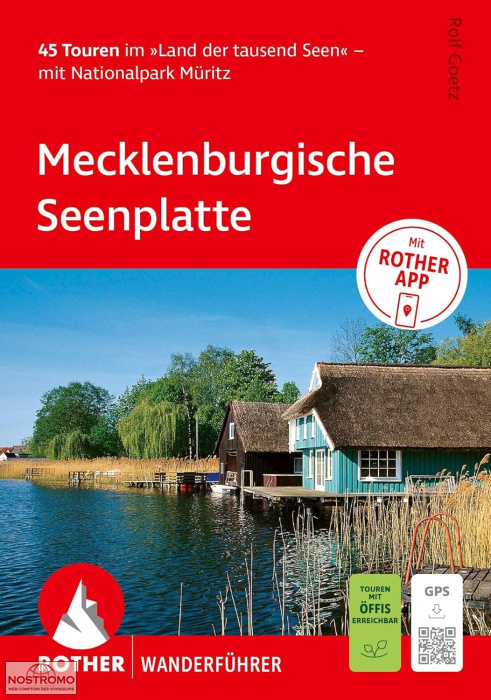 MECKLENBURGISCHE SEENPLATTE | guide de randonnée Rother