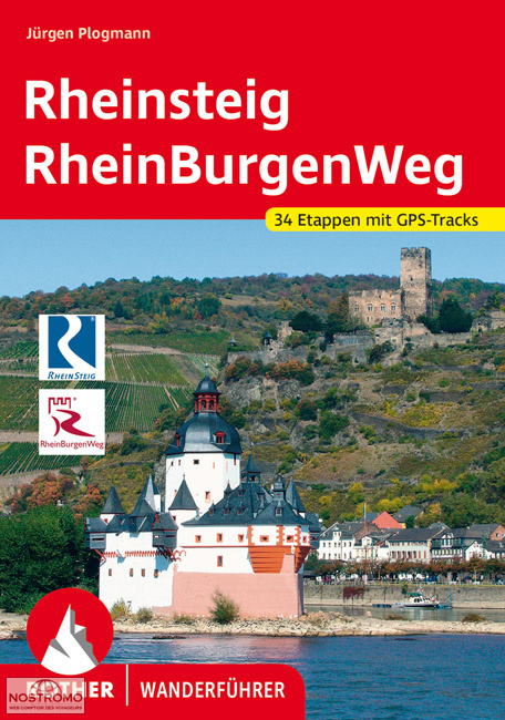 RHEINSTEIG - RHEINBURGENWEG | guide de randonnée Rother