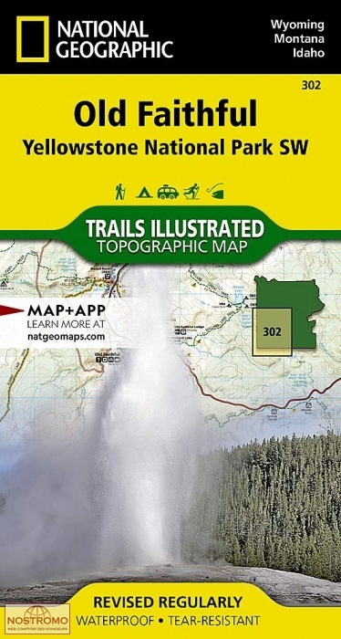 OLD FAITHFUL | National Geographic hiking map