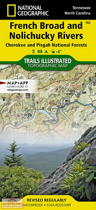 FRENCH BROAD & NOLICHUKY RIVERS | National Geographic hiking map