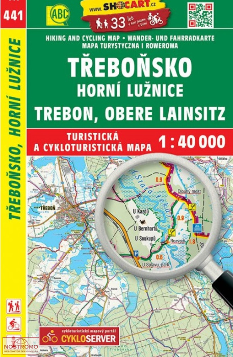 441 TŘEBOŇSKO - HORNÍ LUŽNICE | Shocart hiking map