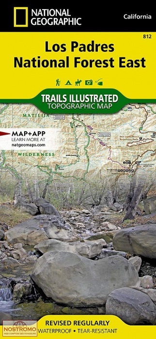LOS PADRES NATIONAL FOREST EAST | National Geographic hiking map