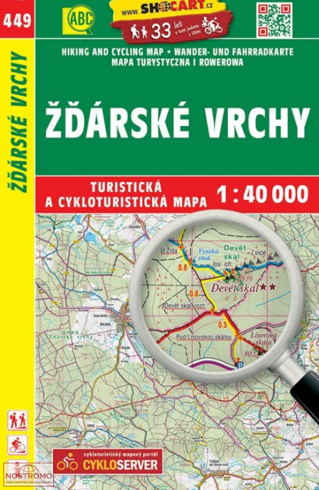 449 ŽĎÁRSKÉ VRCHY | Shocart hiking map