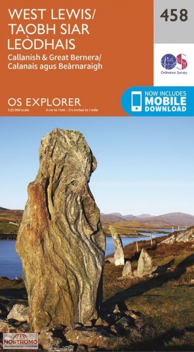 458 WEST LEWIS - CALLANISH & GREAT BERNERA | carte de randonnée OS