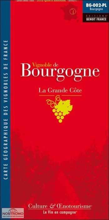 WINES OF LA GRANDE CÔTE | Benoit map of vineyard