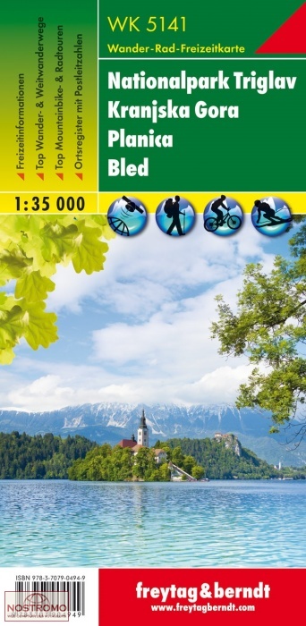 WK5141 NATIONALPARK TRIGLAV | Freytag & Berndt  hiking map