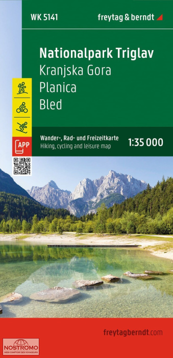 WK5141 NATIONALPARK TRIGLAV | Freytag & Berndt  hiking map