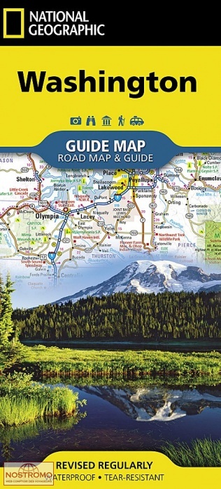 WASHINGTON | carte touristique National Geographic