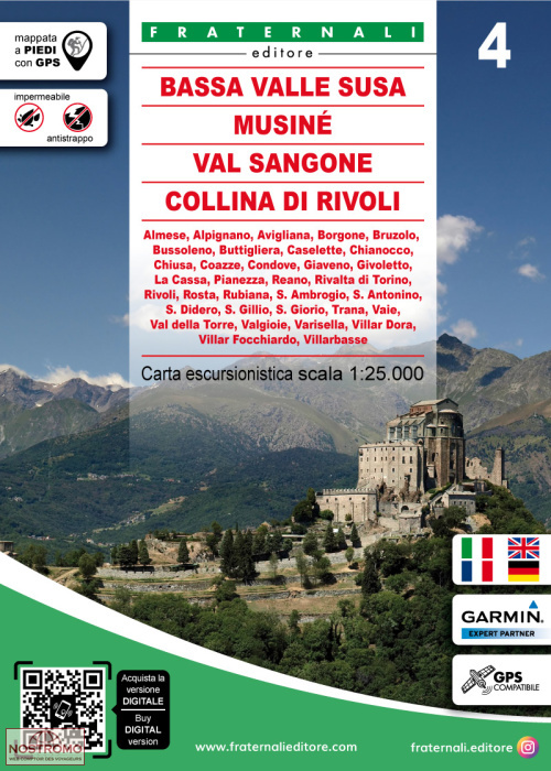 04 BASSA VALLE SUSA - MUSINÉ | Fraternali hiking map