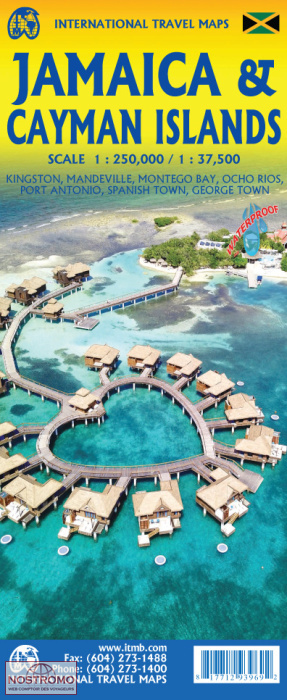 JAMAICA & CAYMAN ISLANDS | ITMB travel map