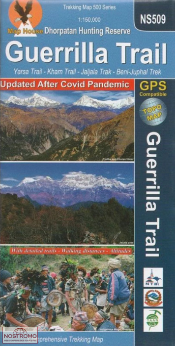 GUERILLA TRAIL  - NS 509 | Nepamaps trekking map