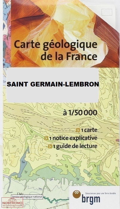 0742 SAINT GERMAIN-LEMBRON | carte géologique BRGM