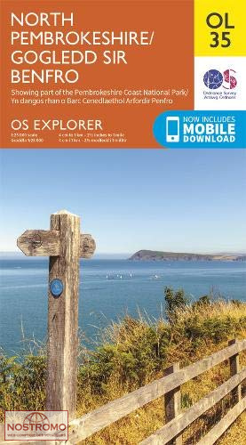 OL35 NORTH PEMBROKESHIRE | OS hiking map