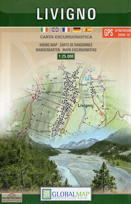 LIVIGNO | carte de randonnée GlobalMap