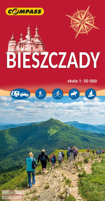 BIESZCZADY | carte de randonnée Compass